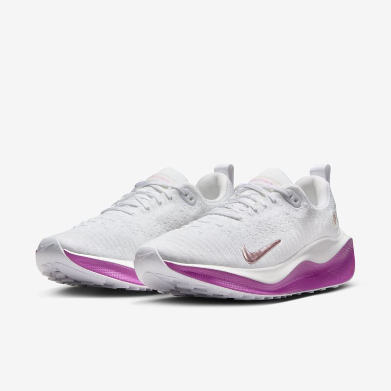 Nike InfinityRN 4, Blanco/Metalizado Bronce Rojo-Fucsia Intenso, hi-res