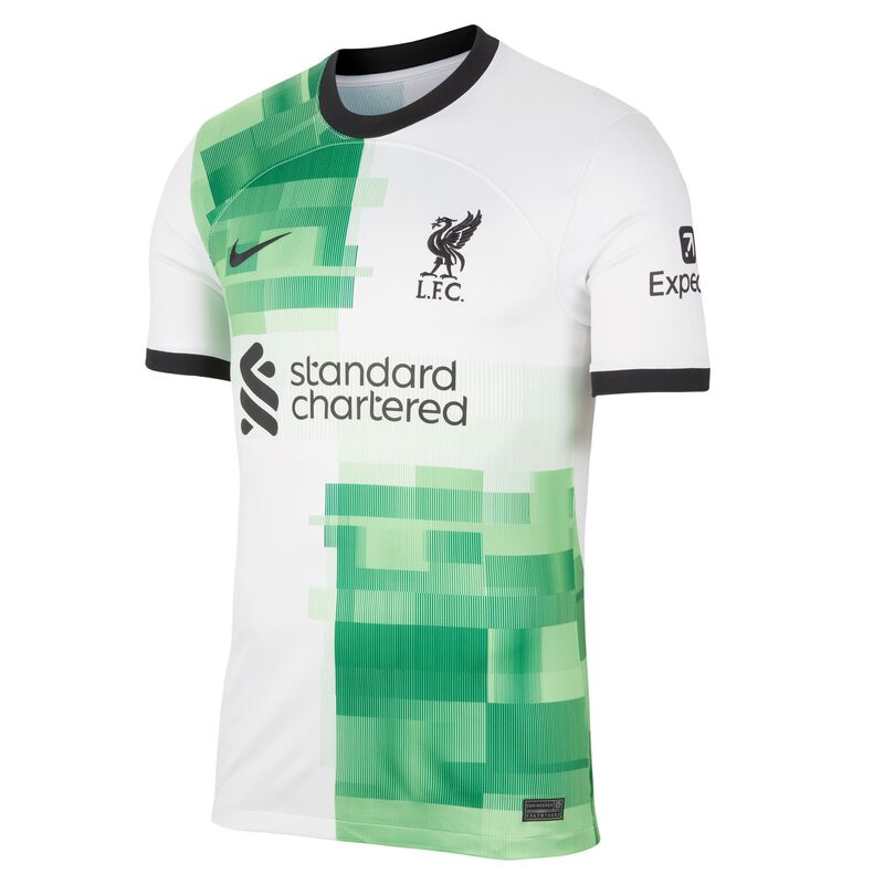 Liverpool FC visitante 2023/24 Stadium, Blanco/Chispa Verde/Negro, hi-res