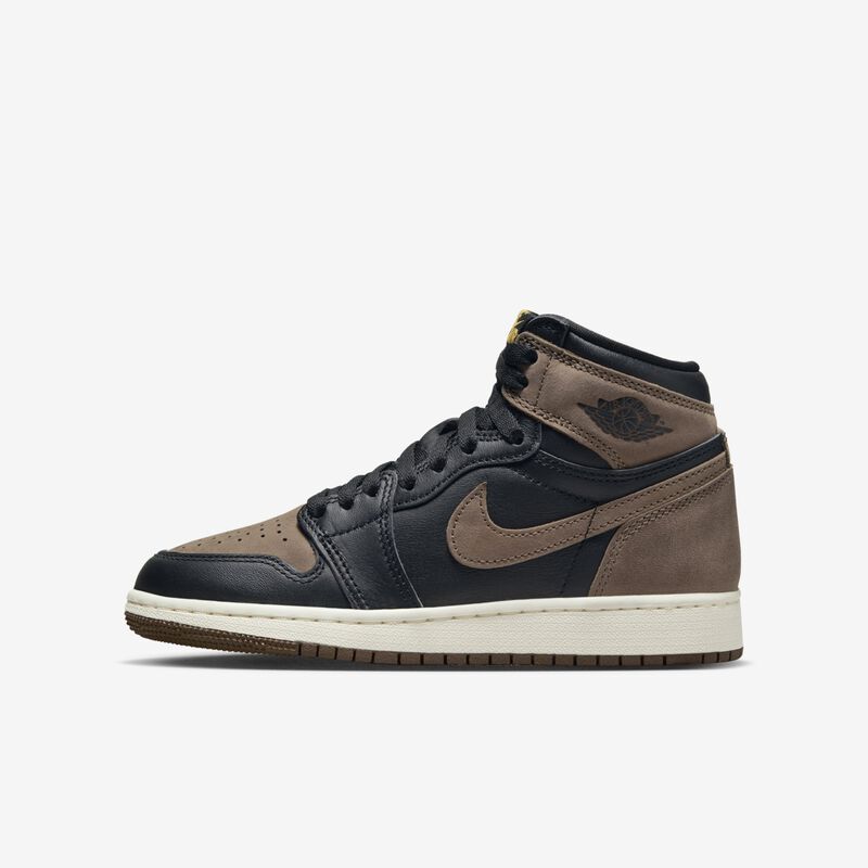 Air Jordan 1 High OG, Negro/Oro Metálico/Palomino/Vela, hi-res