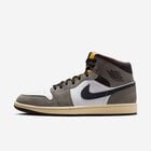 Air Jordan 1 Mid SE, Blanco/Cueva/Sulfuro oscuro/Gris aceite, hi-res