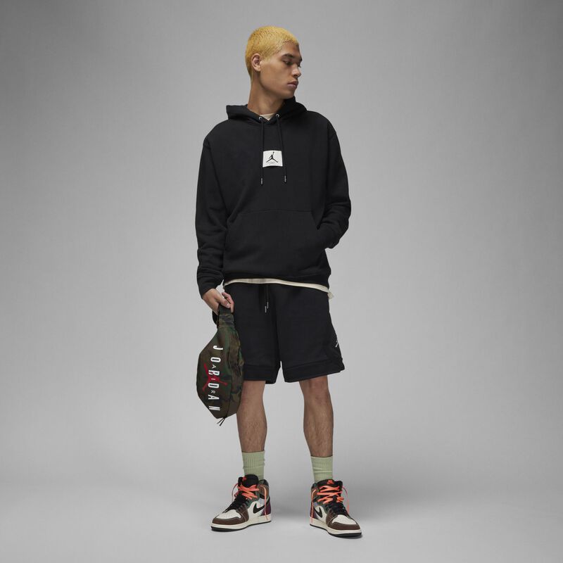 Jordan Flight Fleece, Negro/Vela, hi-res
