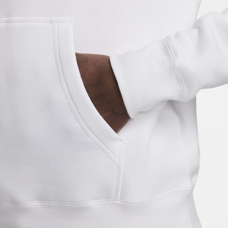 Nike Club Fleece, Blanco/Naranja Seguridad, hi-res