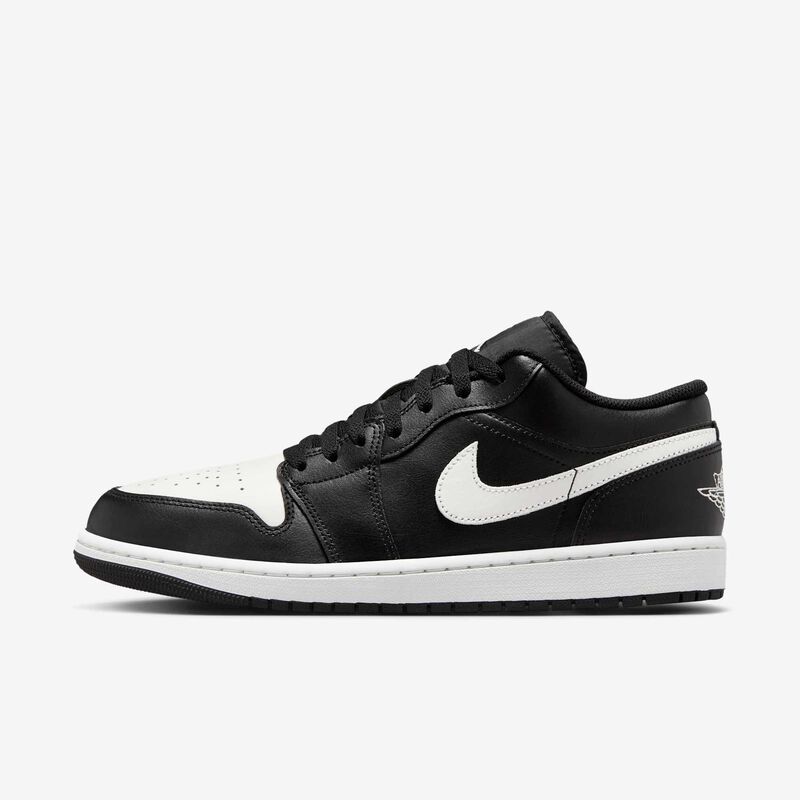 Air Jordan 1 Low, Negro/Blanco Cumbre, hi-res