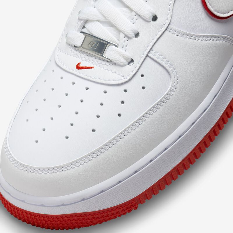 Nike Air Force 1 '07, Blanco/Rojo picante/Blanco, hi-res