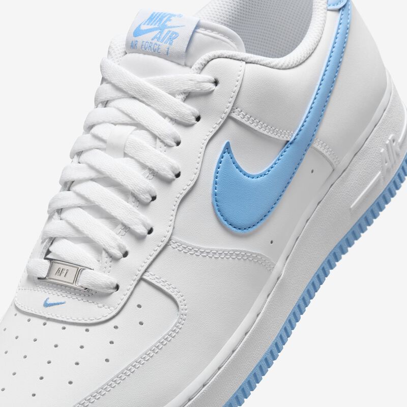 Nike Air Force 1 '07, Blanco/Acuario Azul-Blanco, hi-res