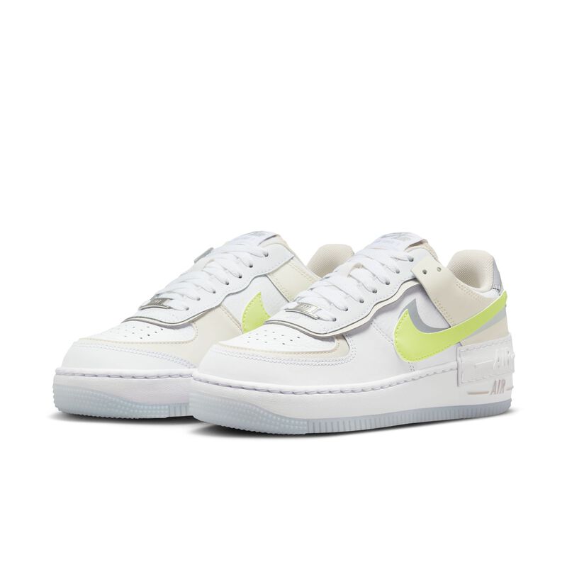 Nike Air Force 1 Shadow, Blanco/Gris lobo/Marrón ocre claro/Twist ligero de limón, hi-res