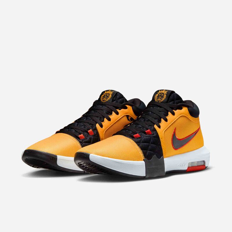 LeBron Witness VIII, Oro Universitario/Carmesí Claro/Blanco/Negro, hi-res