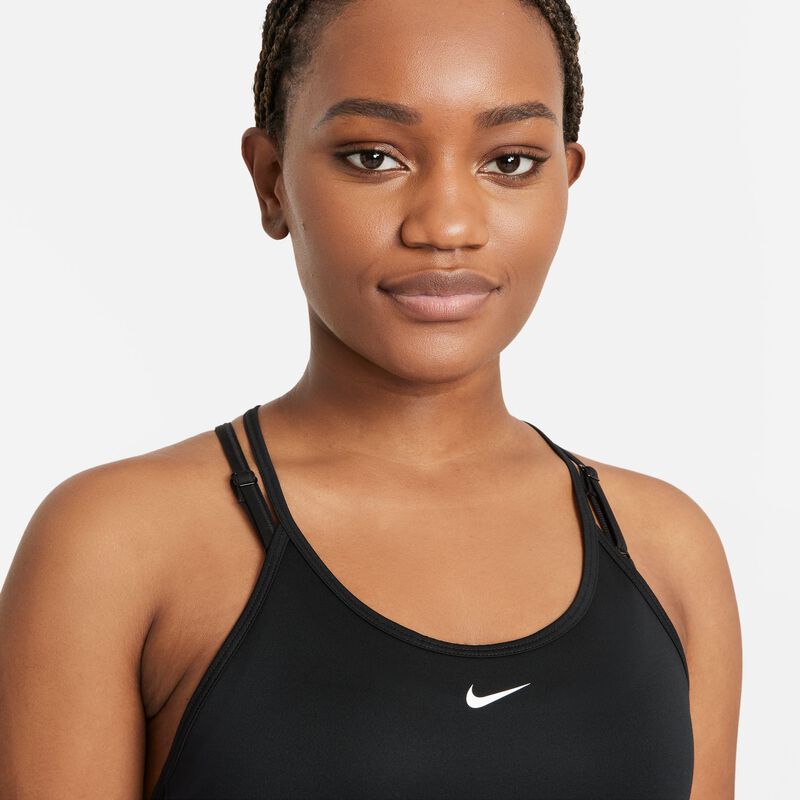Nike Dri-FIT One Elastika, Negro/Blanco, hi-res