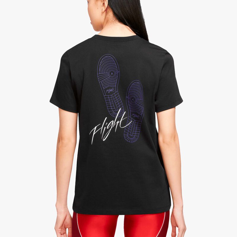 Jordan Flight T-Shirt, NEGRO, hi-res