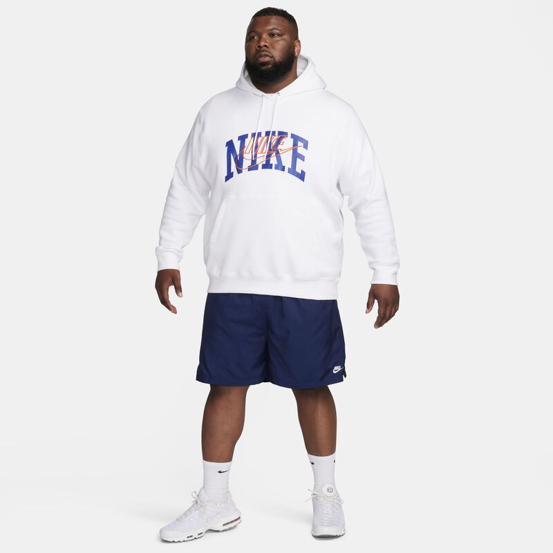 Nike Club Fleece, Blanco/Naranja Seguridad, hi-res
