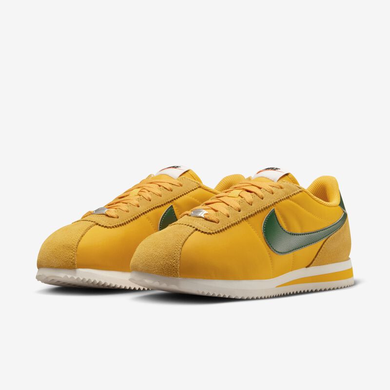 Nike Cortez Textile, Amarillo Ocre/Naranja Seguridad/Negro/Verde Desfiladero, hi-res