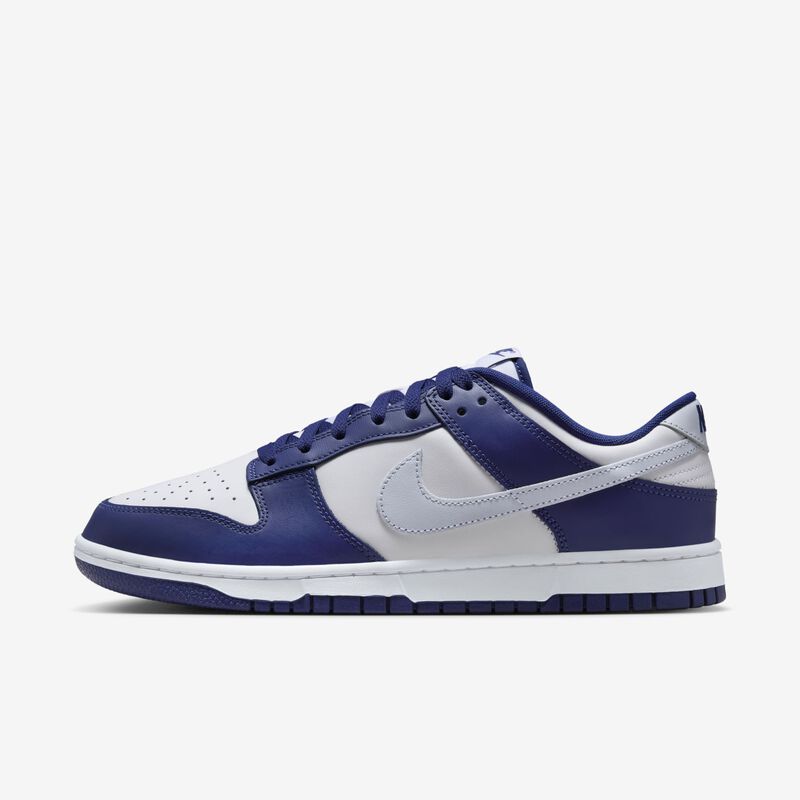 Nike Dunk Low Retro, Azul Real Intenso/Gris Fútbol-Blanco, hi-res
