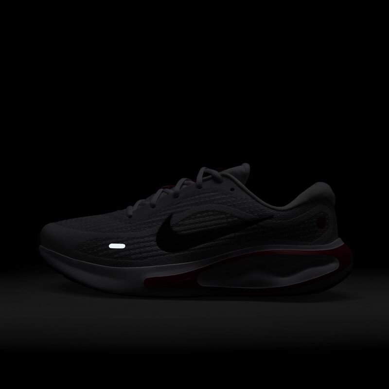 Nike Journey Run, Blanco/Rojo pasión/Gris cemento/Negro, hi-res