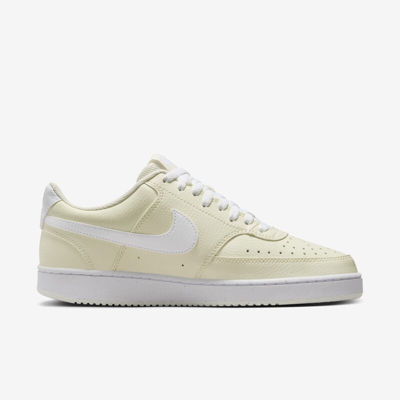 Nike Court Vision Low Next Nature, Blanco/Negro/Marfil pálido, hi-res