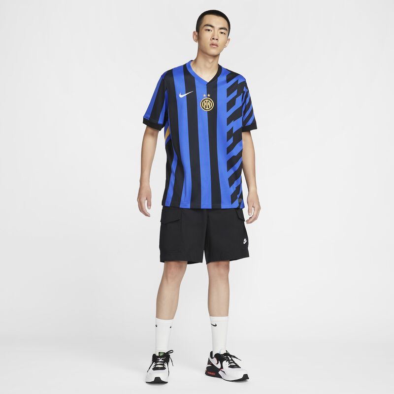 Inter Milan Local 2024/25 Stadium, Azul Lyon/Negro/Azul Lyon/Blanco, hi-res
