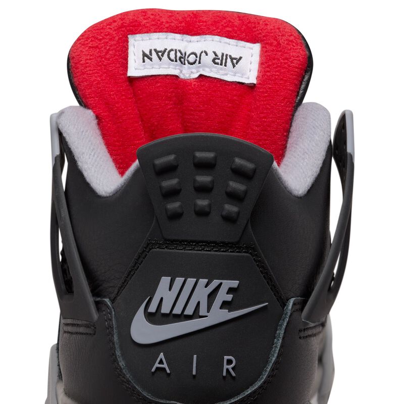 Air Jordan 4 Retro "Bred Reimagined", Negro/Gris cemento/Blanco cumbre/Rojo fuego, hi-res