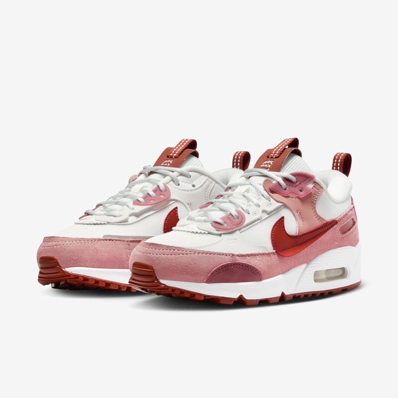 Nike Air Max 90 Futura, Rojo nebulosa/Blanco cumbre/Naranja fogata/Naranja fuerte, hi-res