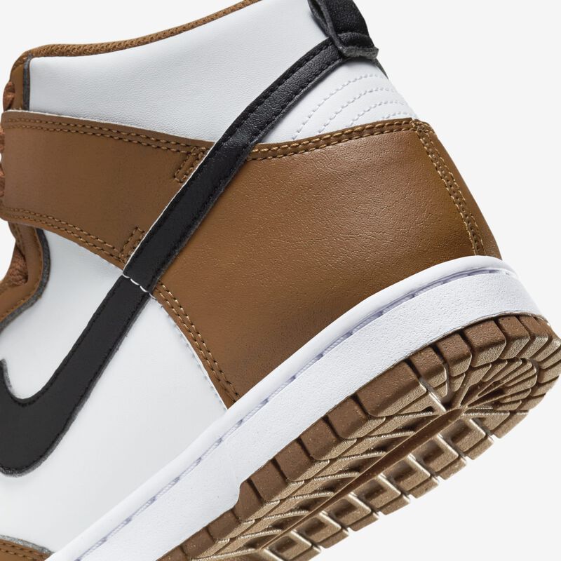 Nike Dunk High Next Nature, Teniente Británico Bronceado/Negro-Blanco, hi-res