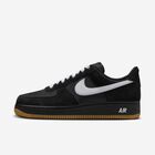 Nike Air Force 1 '07 LV8, Negro/Goma Marrón Claro/Blanco, hi-res