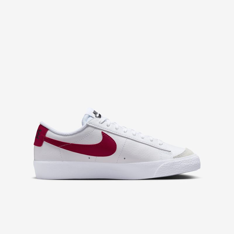 Nike Blazer Low 77, Blanco/Rojo Gimnasio-Negro, hi-res