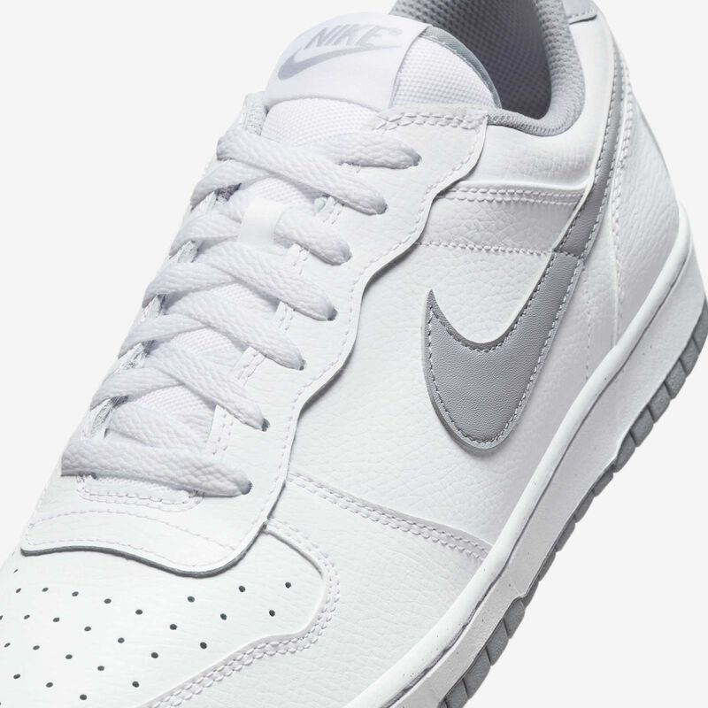 Nike Big Low, Blanco/Gris Lobo, hi-res