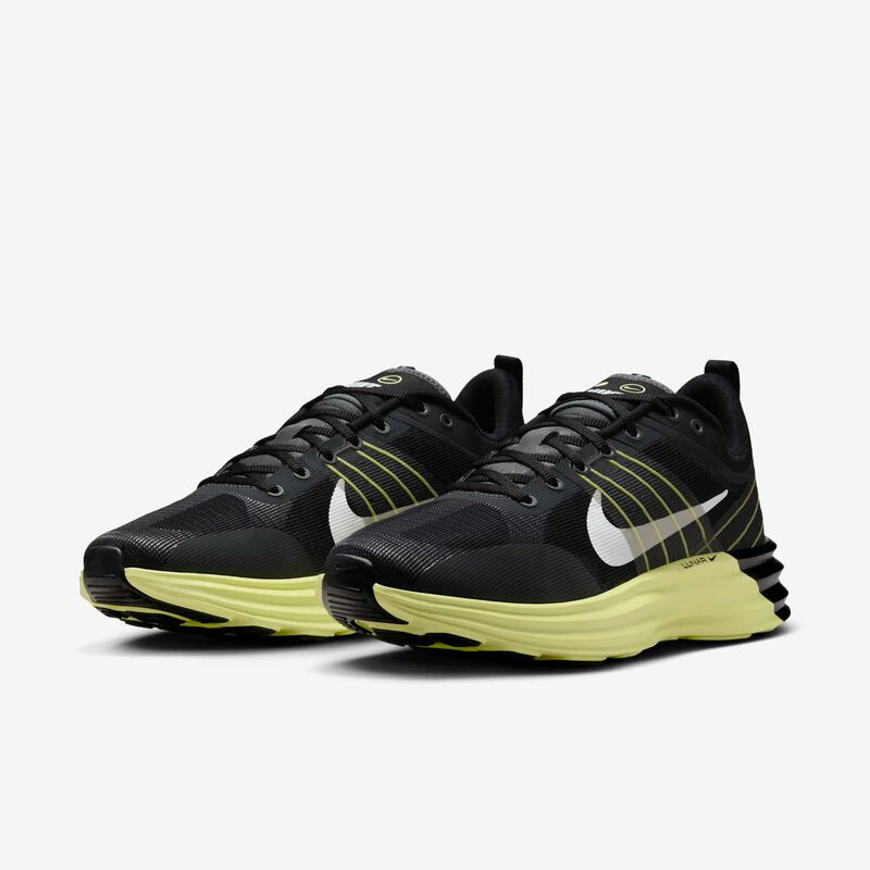 Nike Lunar Roam, Negro/Gris Hierro/Giro Ligero De Limón/Blanco, hi-res