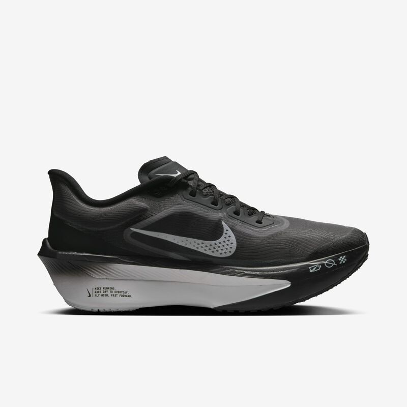 Nike Zoom Fly 6, Negro/Gris Humo Claro/Blanco, hi-res