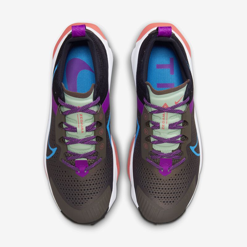 Nike ZoomX Zegama, Ronstone/Azul láser-negro-morado vivo, hi-res