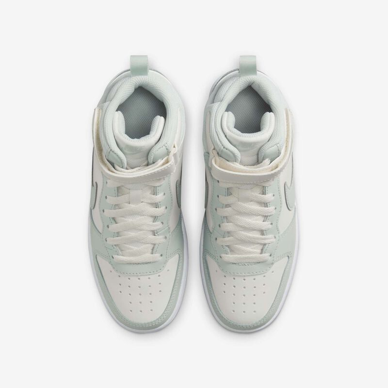 Nike Court Borough Mid 2, Vela/Blanco/Plata Claro, hi-res