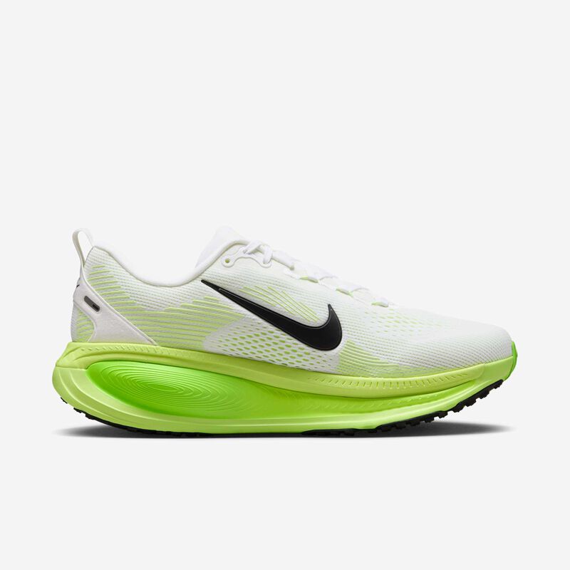 Nike Vomero 18, Blanco/Verde Eléctrico/Volt/Negro, hi-res