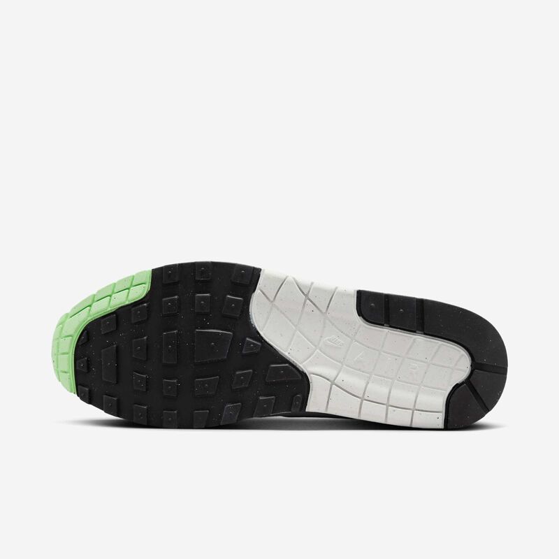 Nike Air Max 1 Essential, Blanco Cumbre/Polvo Fotón/Negro/Verde Vapor, hi-res