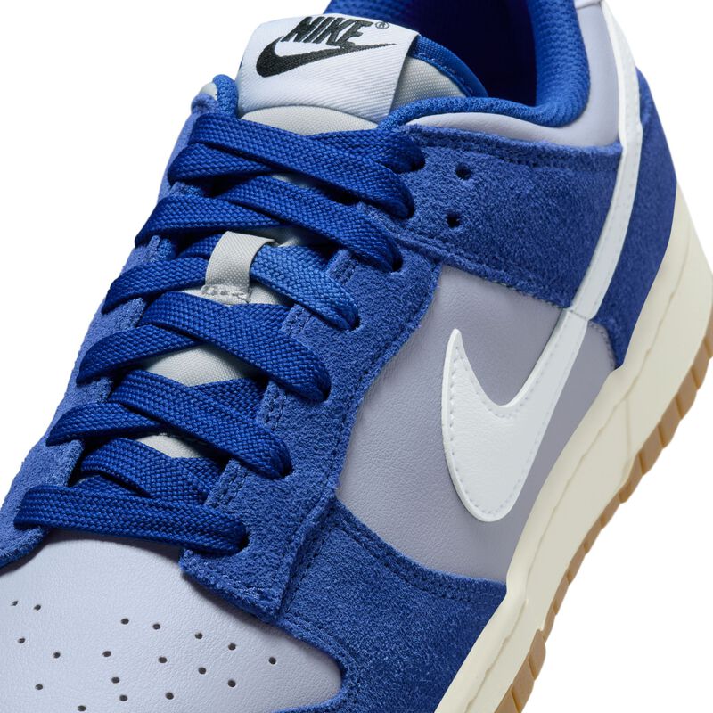 Nike Dunk Low Retro SE, Gris lobo/Azul royal intenso/Vela/Blanco, hi-res