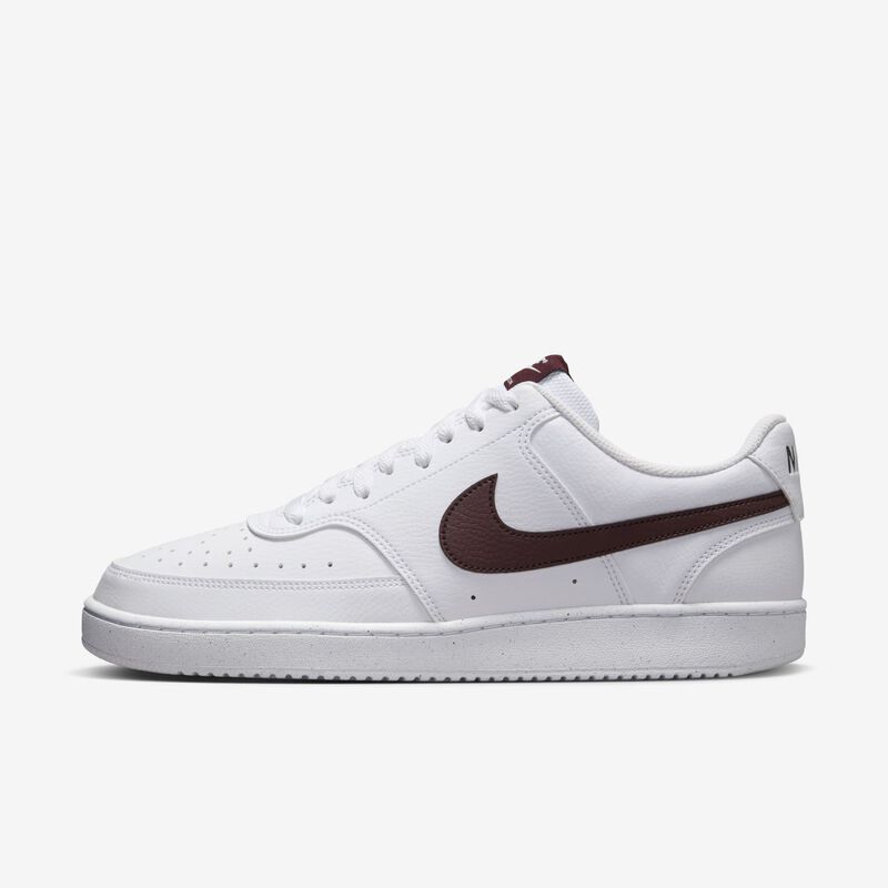 Nike Court Vision Low Next Nature, Blanco/Burdeos Enérgico, hi-res