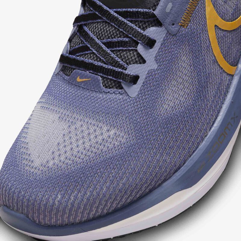 Nike Vomero 17, Azul difuso/Pizarra cenizo/Blanco/Oro metalizado, hi-res