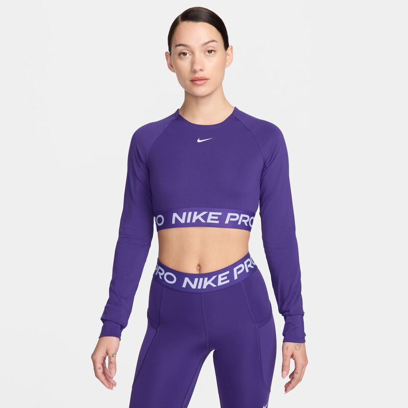 Nike Pro, Púrpura Corte/Blanco, hi-res