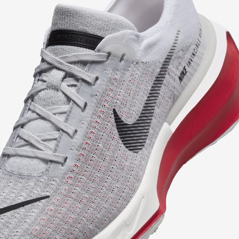 Nike Invincible 3, Blanco/Rojo Fuego/Gris Cemento/Negro, hi-res