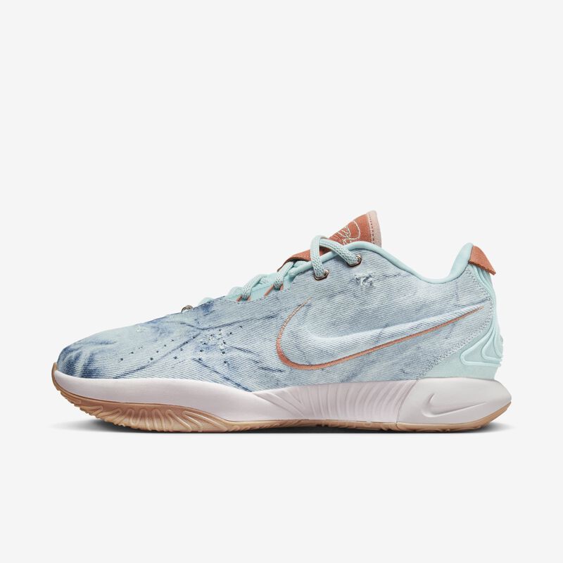 LeBron XXI "Aragonite", Hielo Jade/Aumento Esmeralda/Violeta Platino/Rubor Terra, hi-res