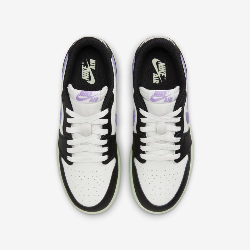 Air Jordan 1 Retro Low, Negro/Rojo Universitario/Rojo Universitario/Blanco, hi-res