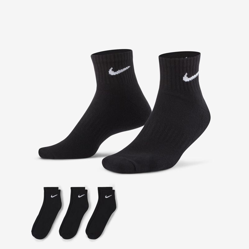 Nike Everyday Cushioned, Negro/Blanco, hi-res