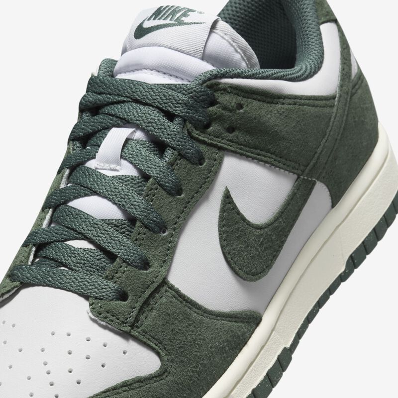 Nike Dunk Low, Polvo De Fotones/Verde Vintage-Vela-Blanco, hi-res