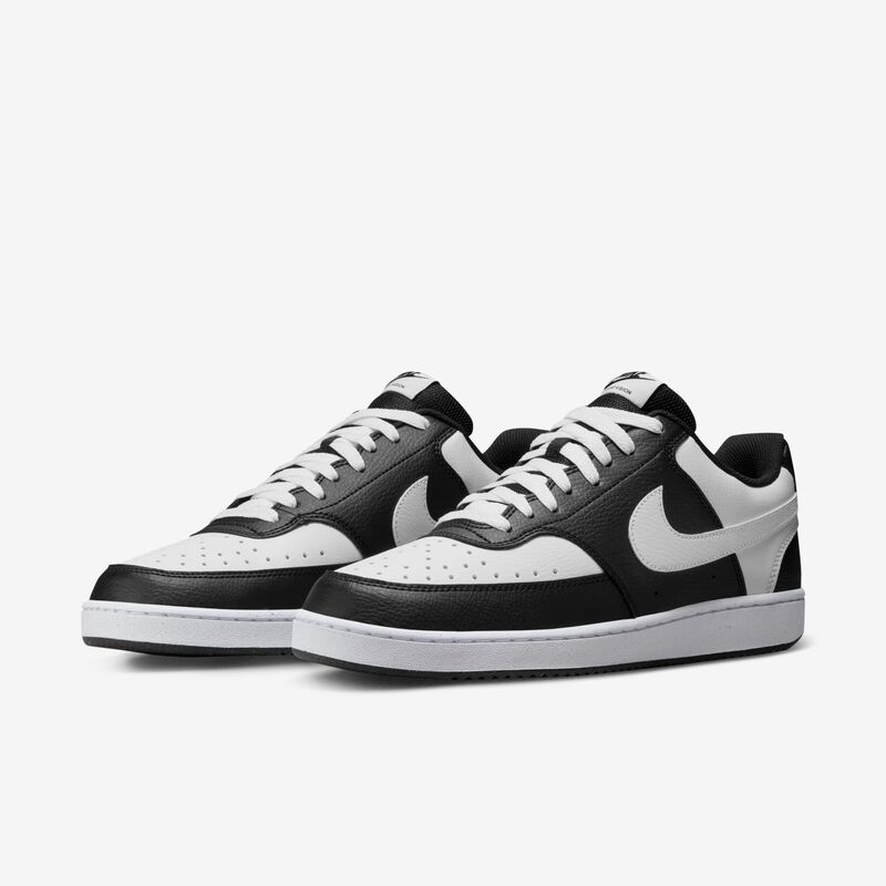 Nike Court Vision Low, Negro/Blanco, hi-res