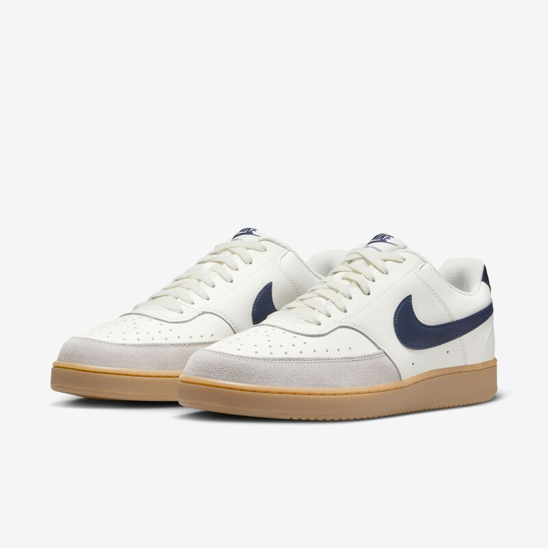 Nike Court Vision Low, Vela/Marrón claro goma/Mena de hierro claro/Azul marino medianoche, hi-res