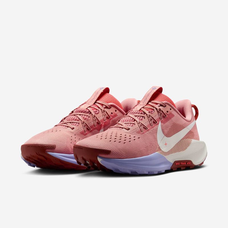 Nike Pegasus Trail 5, Rojo Nebulosa/Vela/Hielo Lila/Piedra De Marte, hi-res