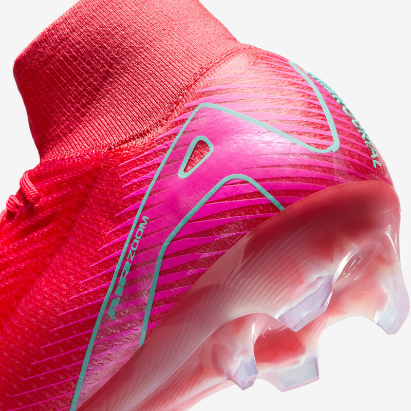 Nike Mercurial Superfly 10 Elite, Brasa Resplandor/Verde Aurora, hi-res
