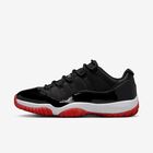 Air Jordan 11 Retro Low, Negro/Blanco/Rojo Universitario, hi-res