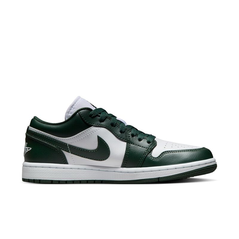 Air Jordan 1 Low, Blanco/Jade Galáctico, hi-res