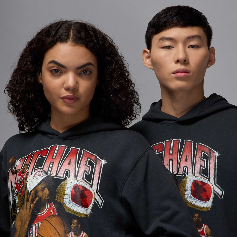 Jordan Flight Fleece, Negro Apagado, hi-res