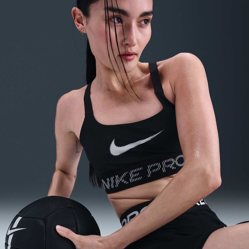 Nike Pro, Negro/Blanco/Blanco, hi-res