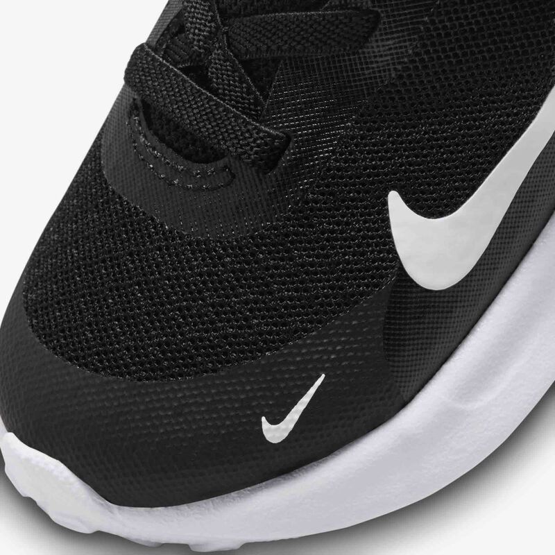 Nike Revolution 7, Negro/Blanco/Blanco, hi-res