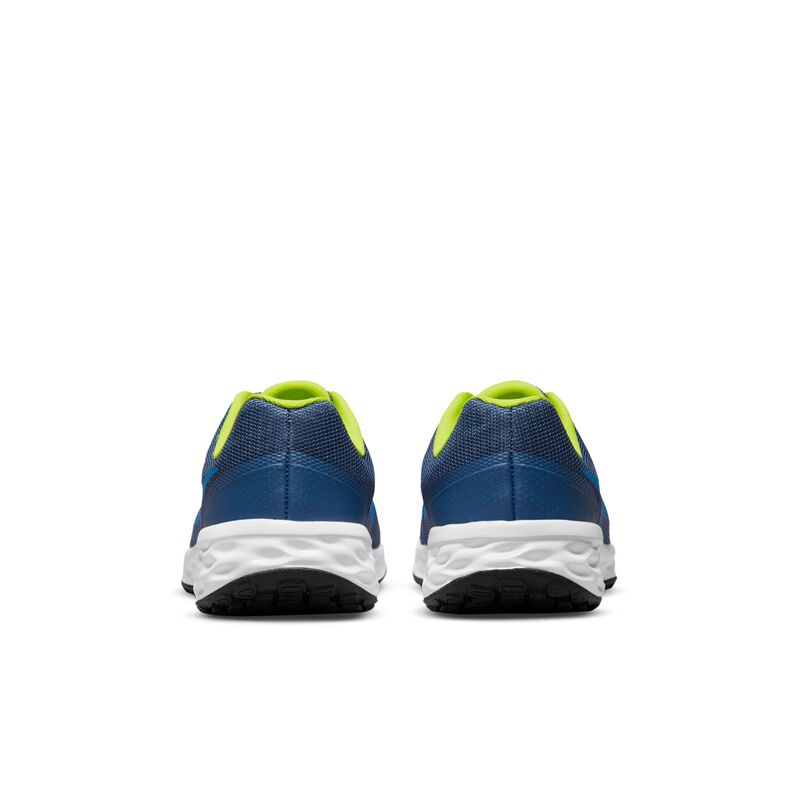 Nike Revolution 6, Azul marino místico/Verde atómico/Azul foto, hi-res